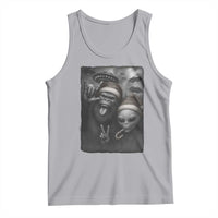 Bigfoot UFO Selife Tank Top Sasquatch Ailen Rock On Hand Christmas - Wonder Print Shop