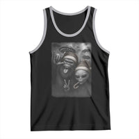 Bigfoot UFO Selife Tank Top Sasquatch Ailen Rock On Hand Christmas - Wonder Print Shop