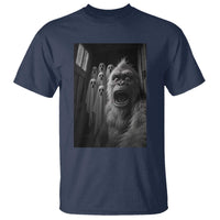 Funny Bigfoot Selfie Halloween T Shirt Sasquatch Ghost Haunted House - Wonder Print Shop