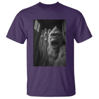 Funny Bigfoot Selfie Halloween T Shirt Sasquatch Ghost Haunted House - Wonder Print Shop