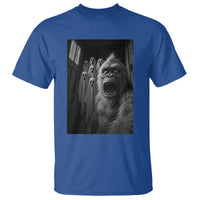 Funny Bigfoot Selfie Halloween T Shirt Sasquatch Ghost Haunted House - Wonder Print Shop