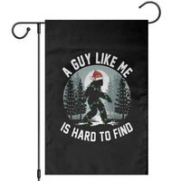 Funny Bigfoot Christmas Garden Flag A Guy Like Me Is Hard To Find - Wonder Print Shop