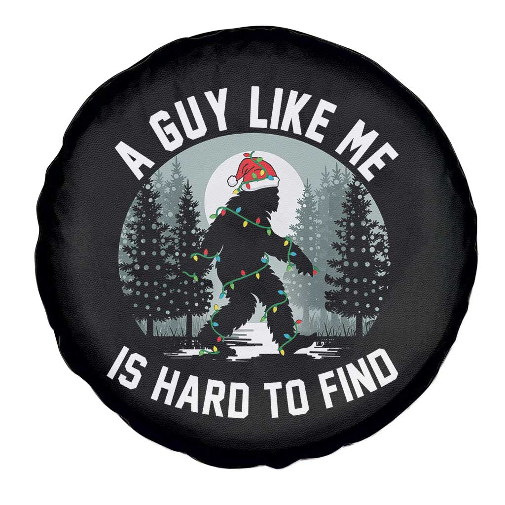 Funny Bigfoot Christmas Spare Tire Cover A Guy Like Me Is Hard To Find - Wonder Print Shop