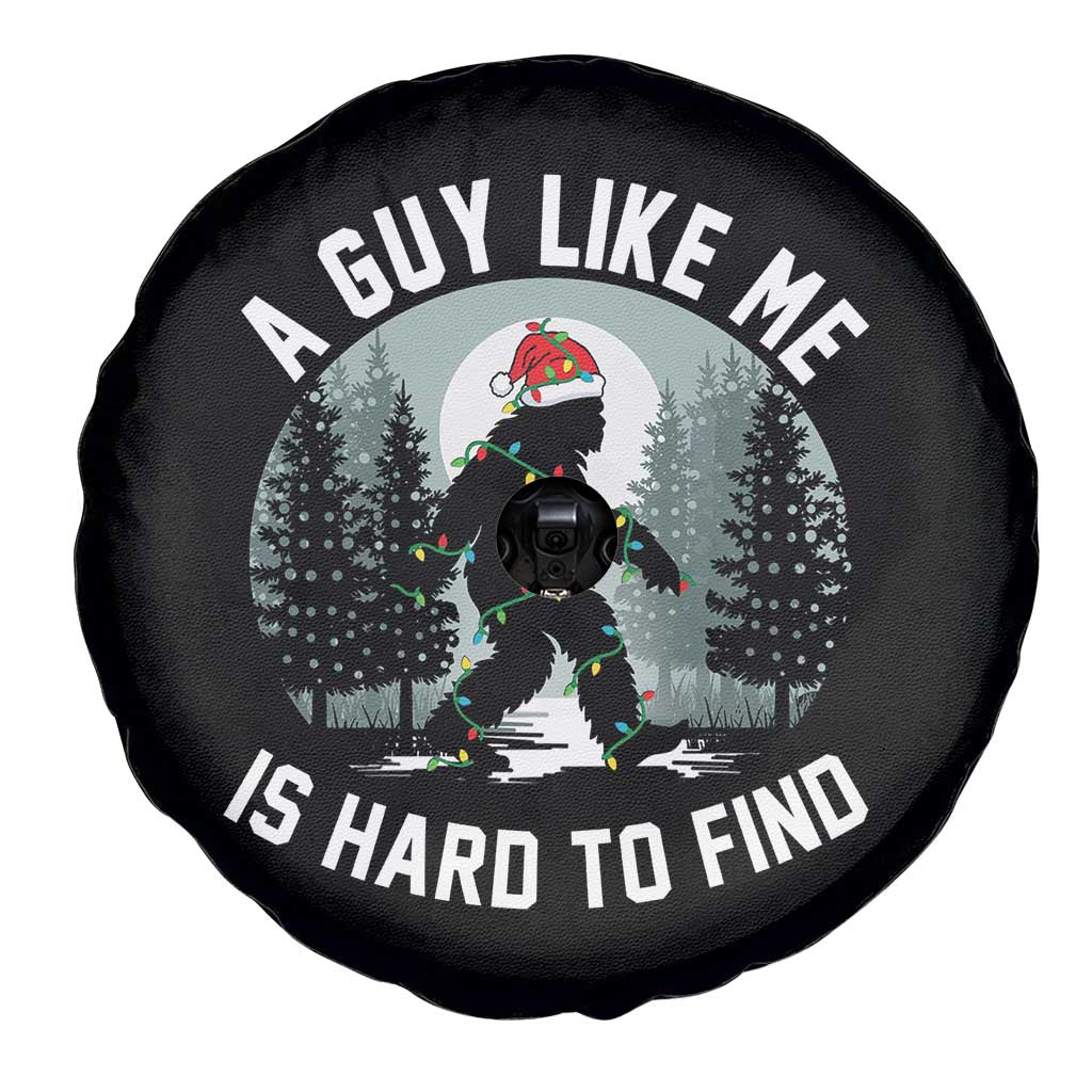 Funny Bigfoot Christmas Spare Tire Cover A Guy Like Me Is Hard To Find - Wonder Print Shop