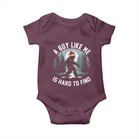 Funny Bigfoot Christmas Baby Onesie A Guy Like Me Is Hard To Find - Wonder Print Shop