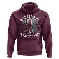 Funny Bigfoot Christmas Hoodie A Guy Like Me Is Hard To Find - Wonder Print Shop