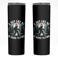 Funny Bigfoot Christmas Skinny Tumbler A Guy Like Me Is Hard To Find - Wonder Print Shop