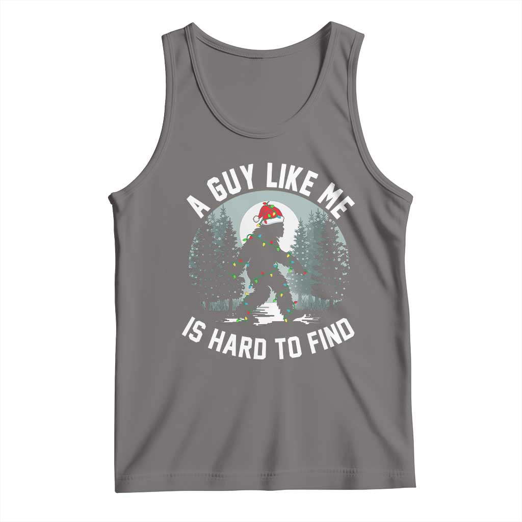 Funny Bigfoot Christmas Tank Top A Guy Like Me Is Hard To Find - Wonder Print Shop