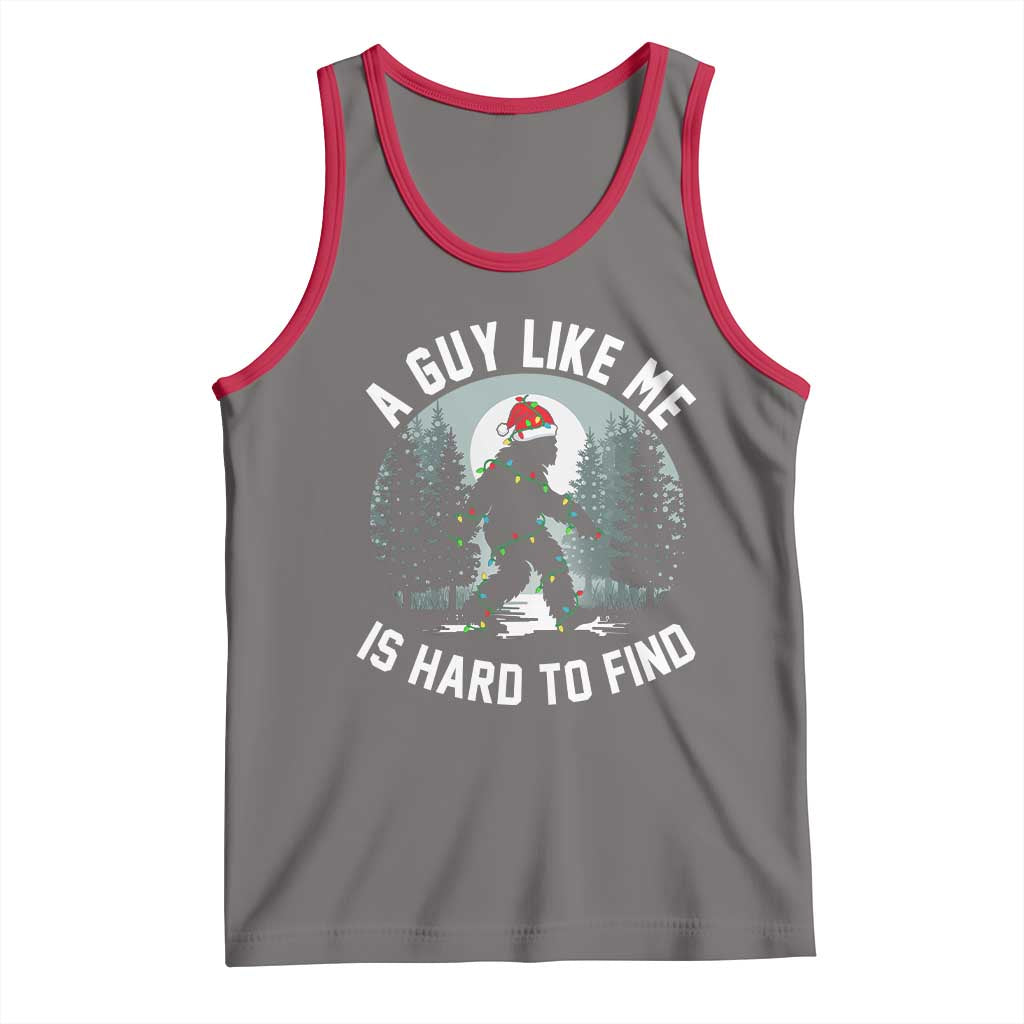 Funny Bigfoot Christmas Tank Top A Guy Like Me Is Hard To Find - Wonder Print Shop