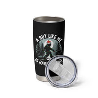 Funny Bigfoot Christmas Tumbler Cup A Guy Like Me Is Hard To Find - Wonder Print Shop