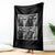 Funny Bigfoot Photobooth Christmas Throw Blanket Sasquatch Santa Claus Xmas - Wonder Print Shop