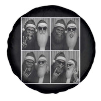 Funny Bigfoot Photobooth Christmas Spare Tire Cover Sasquatch Santa Claus Xmas - Wonder Print Shop