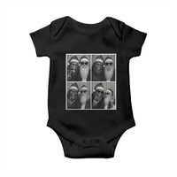 Funny Bigfoot Photobooth Christmas Baby Onesie Sasquatch Santa Claus Xmas - Wonder Print Shop