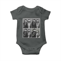 Funny Bigfoot Photobooth Christmas Baby Onesie Sasquatch Santa Claus Xmas - Wonder Print Shop