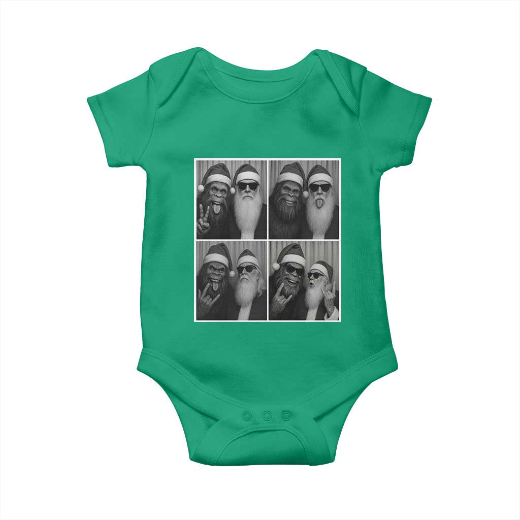 Funny Bigfoot Photobooth Christmas Baby Onesie Sasquatch Santa Claus Xmas - Wonder Print Shop