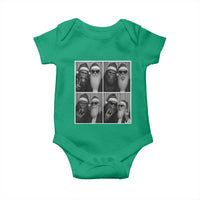 Funny Bigfoot Photobooth Christmas Baby Onesie Sasquatch Santa Claus Xmas - Wonder Print Shop