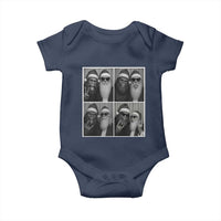 Funny Bigfoot Photobooth Christmas Baby Onesie Sasquatch Santa Claus Xmas - Wonder Print Shop
