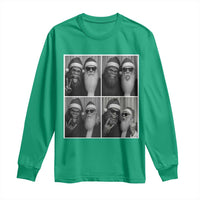 Funny Bigfoot Photobooth Christmas Long Sleeve Shirt Sasquatch Santa Claus Xmas - Wonder Print Shop