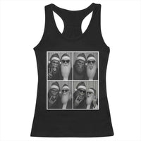 Funny Bigfoot Photobooth Christmas Racerback Tank Top Sasquatch Santa Claus Xmas - Wonder Print Shop