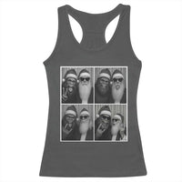 Funny Bigfoot Photobooth Christmas Racerback Tank Top Sasquatch Santa Claus Xmas - Wonder Print Shop