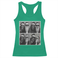 Funny Bigfoot Photobooth Christmas Racerback Tank Top Sasquatch Santa Claus Xmas - Wonder Print Shop