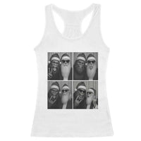 Funny Bigfoot Photobooth Christmas Racerback Tank Top Sasquatch Santa Claus Xmas - Wonder Print Shop