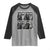 Funny Bigfoot Photobooth Christmas Raglan Shirt Sasquatch Santa Claus Xmas - Wonder Print Shop