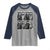 Funny Bigfoot Photobooth Christmas Raglan Shirt Sasquatch Santa Claus Xmas - Wonder Print Shop