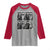 Funny Bigfoot Photobooth Christmas Raglan Shirt Sasquatch Santa Claus Xmas - Wonder Print Shop