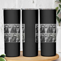 Funny Bigfoot Photobooth Christmas Skinny Tumbler Sasquatch Santa Claus Xmas - Wonder Print Shop