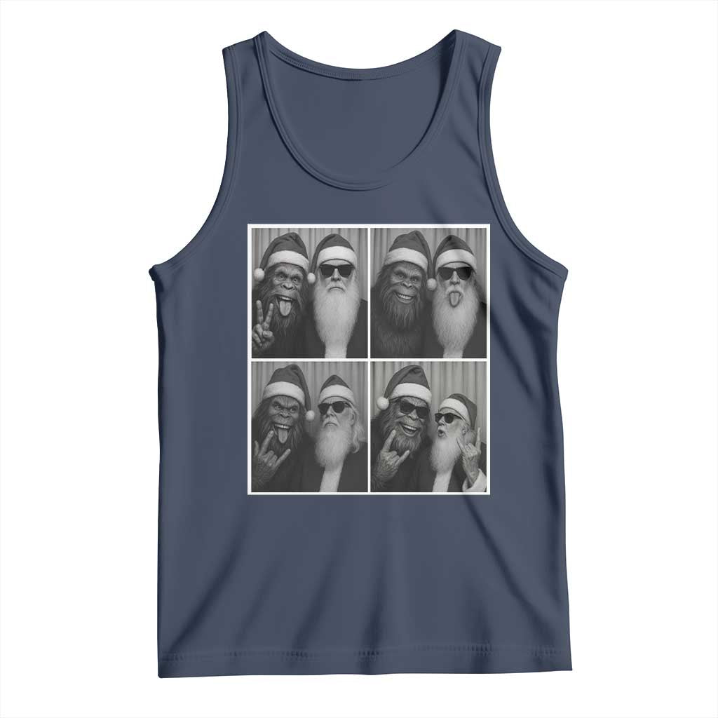 Funny Bigfoot Photobooth Christmas Tank Top Sasquatch Santa Claus Xmas - Wonder Print Shop
