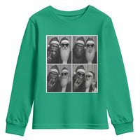 Funny Bigfoot Photobooth Christmas Youth Sweatshirt Sasquatch Santa Claus Xmas - Wonder Print Shop