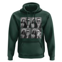 Funny Bigfoot Photobooth Christmas Hoodie Sasquatch Jesus Christian Xmas - Wonder Print Shop
