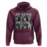 Funny Bigfoot Photobooth Christmas Hoodie Sasquatch Jesus Christian Xmas - Wonder Print Shop