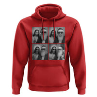 Funny Bigfoot Photobooth Christmas Hoodie Sasquatch Jesus Christian Xmas - Wonder Print Shop
