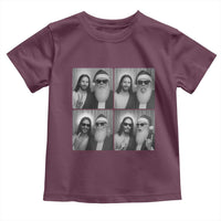 Funny Bigfoot Photobooth Christmas Toddler T Shirt Sasquatch Jesus Christian Xmas - Wonder Print Shop