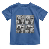 Funny Bigfoot Photobooth Christmas Toddler T Shirt Sasquatch Jesus Christian Xmas - Wonder Print Shop