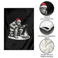 Bigfoot Guitar Christmas Garden Flag Sasquatch Guitarist Music Xmas - Wonder Print Shop
