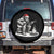 Bigfoot Guitar Christmas Spare Tire Cover Sasquatch Guitarist Music Xmas - Wonder Print Shop