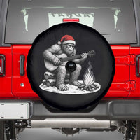 Bigfoot Guitar Christmas Spare Tire Cover Sasquatch Guitarist Music Xmas - Wonder Print Shop