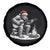 Bigfoot Guitar Christmas Spare Tire Cover Sasquatch Guitarist Music Xmas - Wonder Print Shop