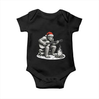 Bigfoot Guitar Christmas Baby Onesie Sasquatch Guitarist Music Xmas - Wonder Print Shop