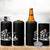 Bigfoot Guitar Christmas 4 in 1 Can Cooler Tumbler Sasquatch Guitarist Music Xmas - Wonder Print Shop