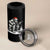 Bigfoot Guitar Christmas 4 in 1 Can Cooler Tumbler Sasquatch Guitarist Music Xmas - Wonder Print Shop