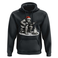 Bigfoot Guitar Christmas Hoodie Sasquatch Guitarist Music Xmas - Wonder Print Shop