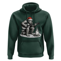 Bigfoot Guitar Christmas Hoodie Sasquatch Guitarist Music Xmas - Wonder Print Shop