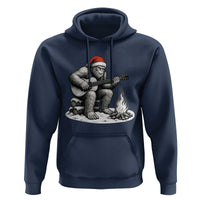 Bigfoot Guitar Christmas Hoodie Sasquatch Guitarist Music Xmas - Wonder Print Shop