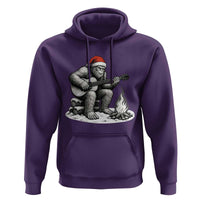 Bigfoot Guitar Christmas Hoodie Sasquatch Guitarist Music Xmas - Wonder Print Shop