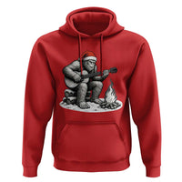 Bigfoot Guitar Christmas Hoodie Sasquatch Guitarist Music Xmas - Wonder Print Shop