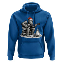 Bigfoot Guitar Christmas Hoodie Sasquatch Guitarist Music Xmas - Wonder Print Shop